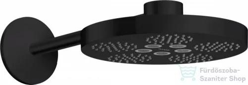 Hansgrohe AXOR ONE 280 fejzuhany zuhanykarral, 2 jet, alaptest nélkül, matt fekete 48492670