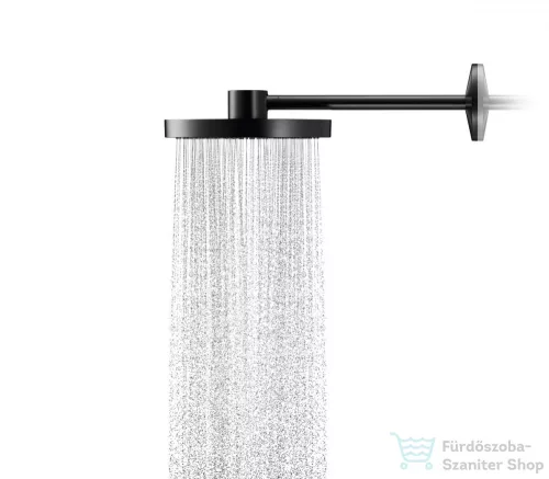 Hansgrohe AXOR ONE 280 fejzuhany zuhanykarral, 2 jet, alaptest nélkül, matt fekete 48492670