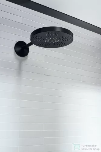 Hansgrohe AXOR ONE 280 fejzuhany zuhanykarral, 2 jet, alaptest nélkül, matt fekete 48492670