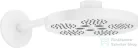 Hansgrohe AXOR ONE 280 fejzuhany zuhanykarral,2 jet,alaptest nélkül,matt fehér 48492700