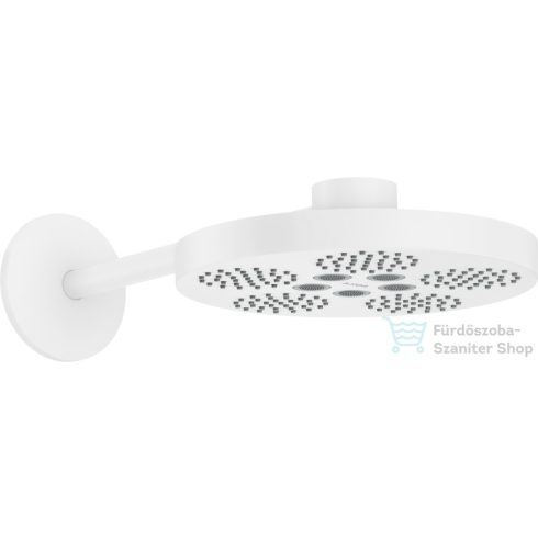 Hansgrohe AXOR ONE 280 fejzuhany zuhanykarral,2 jet,alaptest nélkül,matt fehér 48492700