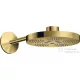 Hansgrohe AXOR ONE 280 fejzuhany zuhanykarral,2 jet,alaptest nélkül,polírozott arany hatású 48492990