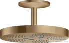 Hansgrohe AXOR ONE 280 fejzuhany mennyezeti zuhanykarral,1 jet,szálcsiszolt bronz 48493140