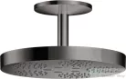 Hansgrohe AXOR ONE 280 fejzuhany mennyezeti zuhanykarral,1 jet,polírozott fekete króm 48493330
