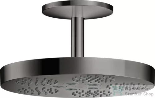 Hansgrohe AXOR ONE 280 fejzuhany mennyezeti zuhanykarral,1 jet,polírozott fekete króm 48493330