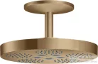 Hansgrohe AXOR ONE 280 fejzuhany 2 jet mennyezeti csatlakozással,szálcsiszolt bronz 48494140