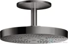 Hansgrohe AXOR ONE 280 fejzuhany 2 jet mennyezeti csatlakozással,polírozott fekete króm 48494330