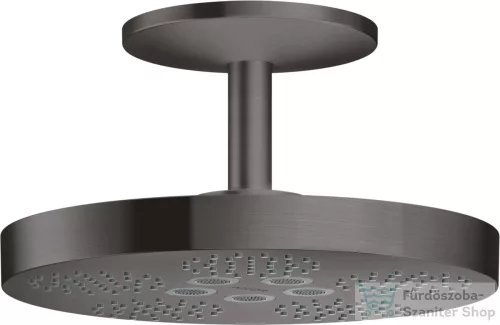Hansgrohe AXOR ONE 280 fejzuhany 2 jet mennyezeti csatlakozással,szálcsiszolt fekete króm 48494340
