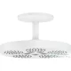 Hansgrohe AXOR ONE 280 fejzuhany 2 jet mennyezeti csatlakozással,matt fehér 48494700