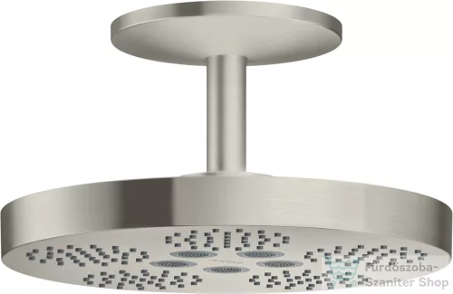Hansgrohe AXOR ONE 280 fejzuhany 2 jet mennyezeti csatlakozással,rozsdamentes acél hatású 48494800