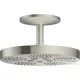 Hansgrohe AXOR ONE 280 fejzuhany 2 jet mennyezeti csatlakozással,rozsdamentes acél hatású 48494800