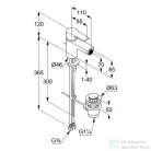 Kludi Zenta SL egykaros bidécsaptelep, 485300565