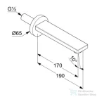 Kludi Zenta SL kádbefolyó 4860005