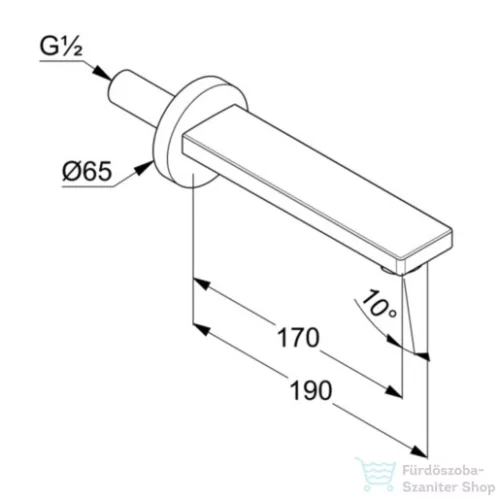 Kludi Zenta SL kádbefolyó 4860005