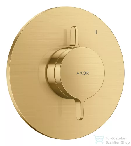 Hansgrohe AXOR ONE falsík alatti kád/zuhany csaptelep alaptest nélkül, szálcsiszolt arany hatású 48615250