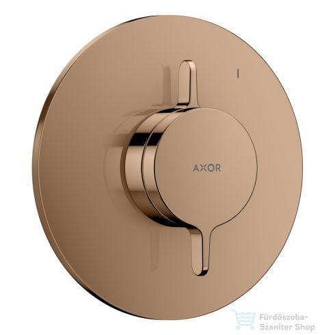 Hansgrohe AXOR ONE falsík alatti kád/zuhany csaptelep alaptest nélkül, polírozott vörös arany hatású 48615300