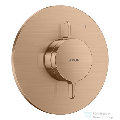 Hansgrohe AXOR ONE falsík alatti kád/zuhany csaptelep alaptest nélkül, szálcsiszolt vörös arany hatású 48615310