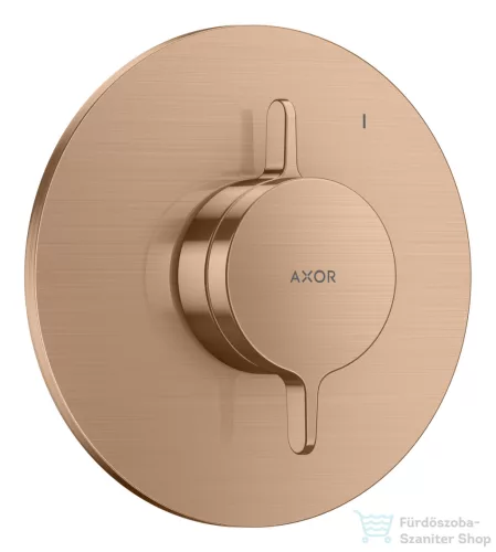Hansgrohe AXOR ONE falsík alatti kád/zuhany csaptelep alaptest nélkül, szálcsiszolt vörös arany hatású 48615310
