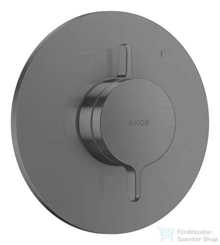 Hansgrohe AXOR ONE falsík alatti kád/zuhany csaptelep alaptest nélkül, szálcsiszolt fekete króm 48615340
