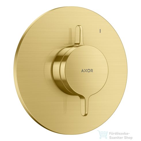 Hansgrohe AXOR ONE falsík alatti kád/zuhany csaptelep alaptest nélkül, szálcsiszolt sárgaréz 48615950