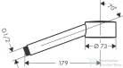 Hansgrohe AXOR ONE Ecosmart kézizuhany,1 jet,Szálcsiszolt arany hatású 48651250