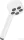 Hansgrohe AXOR ONE Ecosmart kézizuhany,1 jet, matt fehér 48651700