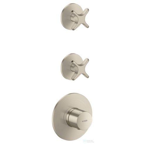 Hansgrohe AXOR ONE falsík alatti termosztátos kád/zuhany csaptelep alaptest nélkül, szálcsiszolt nikkel 48712820