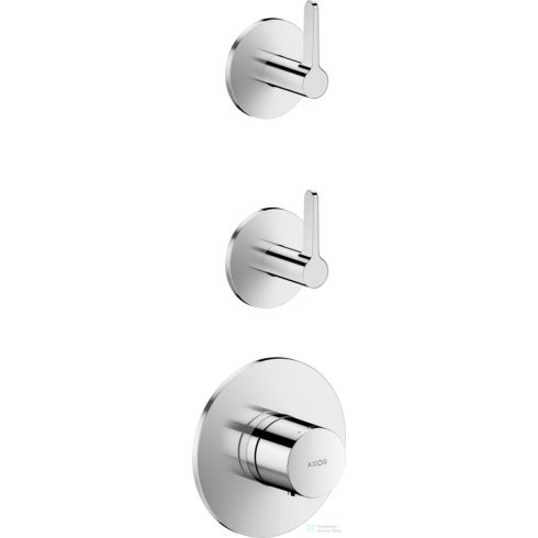 Hansgrohe AXOR ONE falsík alatti termosztátos kád/zuhany csaptelep alaptest nélkül, króm 48722000