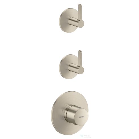 Hansgrohe AXOR ONE falsík alatti termosztátos kád/zuhany csaptelep alaptest nélkül, szálcsiszolt nikkel 48722820