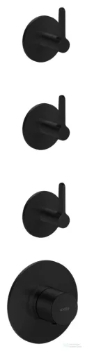 Hansgrohe AXOR ONE falsík alatti termosztátos kád/zuhany csaptelep alaptest nélkül, matt fekete 48723670