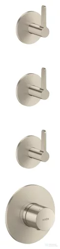 Hansgrohe AXOR ONE falsík alatti termosztátos kád/zuhany csaptelep alaptest nélkül, szálcsiszolt nikkel 48723820