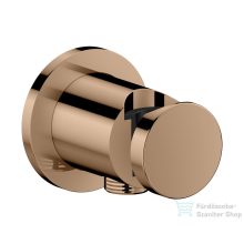   Hansgrohe AXOR ONE zuhanytartó gégecső csatlakozóval, polírozott vörös arany hatású 48780300