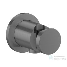   Hansgrohe AXOR ONE zuhanytartó gégecső csatlakozóval, szálcsiszolt fekete króm 48780340