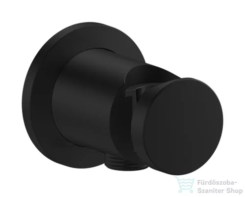 Hansgrohe AXOR ONE zuhanytartó gégecső csatlakozóval, matt fekete 48780670