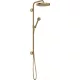 Hansgrohe AXOR ONE Showerpipe 280 1 jet zuhanyszett esőzetővel, és gégecső csatlakozóval,szálcsiszolt bronz 48790140