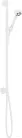 Hansgrohe AXOR ONE 75 Ecosmart zuhanyszett 1jet, gégecső csatlakozóval,matt fehér 48791700