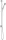 Hansgrohe AXOR ONE 75 Ecosmart zuhanyszett 1jet, gégecső csatlakozóval,rozsdamentes acél hatású 48791800