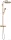 Hansgrohe AXOR ONE 280 termosztátos zuhanyrendszer, szálcsiszolt bronz 48794140