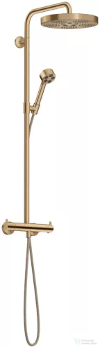 Hansgrohe AXOR ONE 280 termosztátos zuhanyrendszer, szálcsiszolt bronz 48794140
