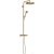 Hansgrohe AXOR ONE 280 termosztátos zuhanyrendszer, szálcsiszolt bronz 48794140
