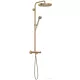 Hansgrohe AXOR ONE 280 termosztátos zuhanyrendszer, szálcsiszolt bronz 48794140