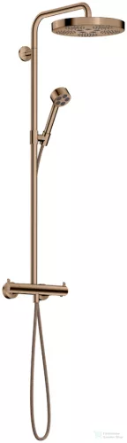 Hansgrohe AXOR ONE 280 termosztátos zuhanyrendszer, polírozott vörös arany hatású 48794300