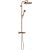 Hansgrohe AXOR ONE 280 termosztátos zuhanyrendszer, polírozott vörös arany hatású 48794300