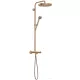 Hansgrohe AXOR ONE 280 termosztátos zuhanyrendszer, szálcsiszolt vörös arany hatású 48794310