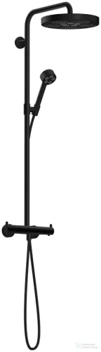 Hansgrohe AXOR ONE 280 termosztátos zuhanyrendszer, matt fekete 48794670