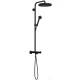 Hansgrohe AXOR ONE 280 termosztátos zuhanyrendszer, matt fekete 48794670