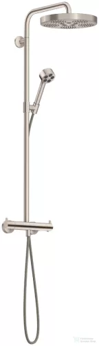 Hansgrohe AXOR ONE 280 termosztátos zuhanyrendszer, rozsdamentes acél hatású 48794800