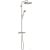 Hansgrohe AXOR ONE 280 termosztátos zuhanyrendszer, rozsdamentes acél hatású 48794800