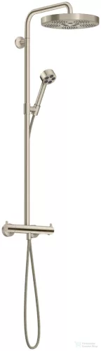 Hansgrohe AXOR ONE 280 termosztátos zuhanyrendszer, szálcsiszolt nikkel 48794820