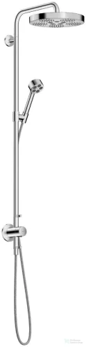 Hansgrohe AXOR ONE Showerpipe 280 1 jet zuhanyszett esőztetővel, és gégecső csatlakozóval, króm 48796000